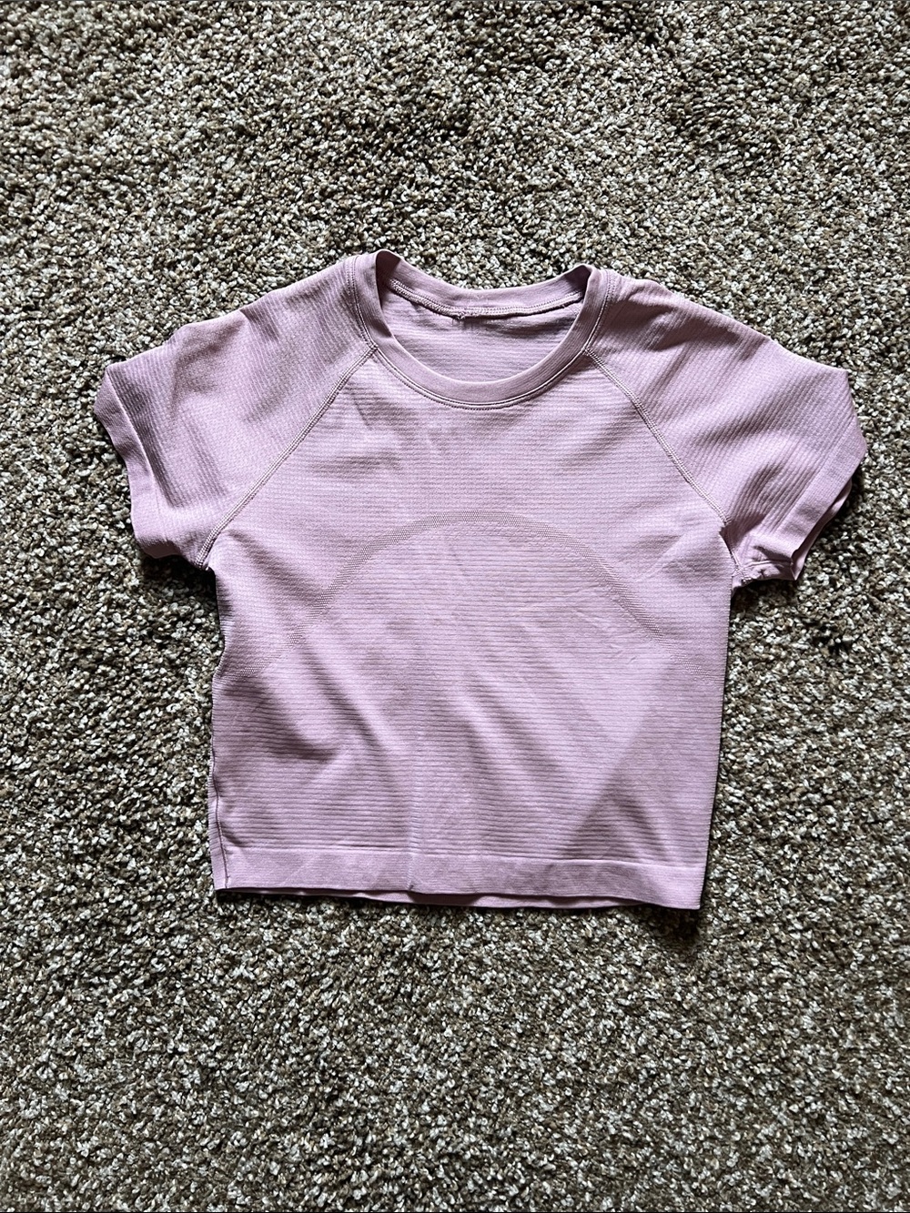 Swiftly tech cropped short sleeve shirt